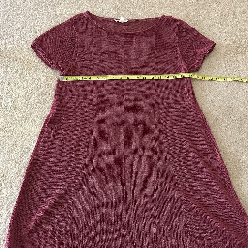 Eileen Fisher Woman’s Burgundy Dress-Tunic, Sz S/P - Picture 8 of 11